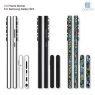 Jackforce Samsung Galaxy S23 Frame Film S23 Sticker S23 Ultra Color Sticker S23 Plus Frame Sticker B