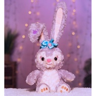 Stella Lou Rabbit Plush Doll Toys Baby Kids Girl Birthday Gift Soft Stuffed Toy Bunny Anak Patung Arnab Purple Pillow
