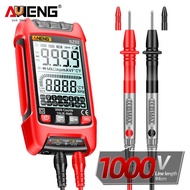 9999 Counts Capacitance Meter ช่วงอัตโนมัติ True RMS Handheld Smart Digital Multimeter DC AC แรงดันไ