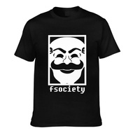 Cheap Salemr Robot Fsociety Personality Men Printed T-Shirts