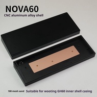 MMD NOVA60 mechanical keyboard shell wooting60 magnetic axis keyboard gh60CNC aluminum alloy ship sh