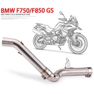 Exhaust Fitment For BMW F750GS F850GS F750 GS 2018-2021 Modified Exhaust Middle Link Pipe