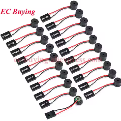 20pcs/1pc Mini Plug Speaker Motherboard Sounder Buzzer Board Beep Alarm Speaker For PC Interanal BIO