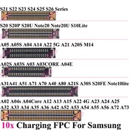 JDT 10pcs Charging Connector FPC For Samsung S25 S24 S23 S26 A15 A12 A72 A73 A05S A51 A71 A54  Mothe