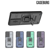OPPO A79 5G (CPH2557) / A2 (PJB110) CASEBURG Hybrid R2 鏡頭保護滑蓋 磁貼指環扣 座枱支架 四邊全包手機殼 手機套 1741A