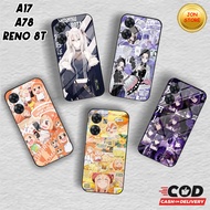 Jon-store (JJ 62) Sofcase Glossy ANIME MOTIF For HP OPPO Reno 8T 4G 5G A17 A17k A78 4G A78 5G A58 5G