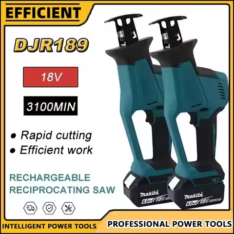 Fit Makita DJR189 18V Cordless Electric Reciprocating Saw Brushless Rechargeable Wood Metal Cutting 