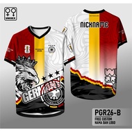 Germany 2026 fans jersey, football shirt, supporter jersey, free custom name and number PGR26-B