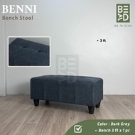BENNI Bench Stool Bench Chair 4ft Stool Long Stool Kerusi Panjang Velvet Bench Kerusi Living Room Be