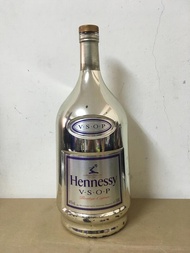 WH28193【四十八號老倉庫】二手 早期 Hennessy VSOP. 軒尼詩 干邑白蘭地 空酒瓶 3L 高38cm