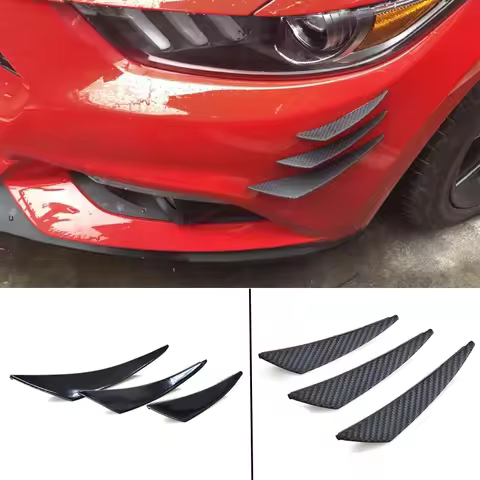 1-4Set Universal Car Front Bumper Diffuser Canard Trims For BMW G20 E46 E92 X5 E70 Golf 5 6 7 Gti Au