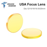 Dragon Diamond Laser Focus Lens USA CVD ZnSe DIA 12 15 18 19.05 20 FL 38.1 50.8 63.5 76.2 101.6 127m
