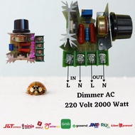 Dimmer AC 220 VOLT 2000W - AC - AC Voltage Regulator Speed Controller 2000 Watt Voltage Regulator