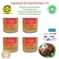 Bu Tjitro Complete Original Canned Gudeg, Special Savings Package, Contents 4 Pcs