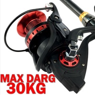 2023 New Fishing Reel 4000-8000 Max Drag 30kg Reel Fishing 5.2:1 High Speed Metal Spool Spinning Reel Saltwater Reel