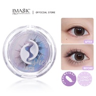 BQI Self-adhesive False Eyelashes Reusable Natural 3D Lashes Curly Stick On Eye Lashes Glueless Lash