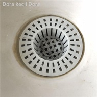 ⊕Penapis besen plastik bersih sinki sanga bersih kebocoran lantai bilik mandi salur rambut penghalang rambut jaring long