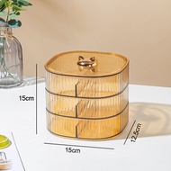 Inaso Toples Lebaran Makanan Transparan Tempat Penyimpanan Lebaran Akrlik Snack Kontainer Kue Kering