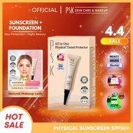 PSK Physical Sunscreen SPF50 Sunblock Face Ocean Friendly Light Beige/Nature Beige Lightweight Trave
