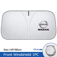 Sieece Car Window Sun Shade Windshield Visor Car Accessories For Nissan Almera Serena Grand Livina S