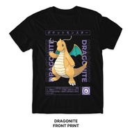 Dragonite Pokémon Series T-Shirt (Singapore 3-5 Days Delivery) Custom Lance Print Crafter Tee Shirt 