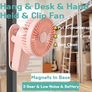 4 In 1 Magnetic Fan,Clip Fan,Desktop Fan,Turbine Handheld Fan,Handheld Fan,Rechargeable Desk Fan Usb