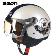 BEON Half Helmet Harley Cool Motorcycles Light Weight Futuristic Design Cyberpunk Future Soldier Mec