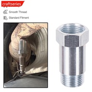 CRAFTSERIES M18x1.5 Car O2 Oxygen Sensor Spacer Test Pipe Extension Extender Adapter CEL HHO 45mm Bu