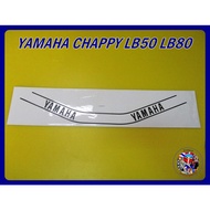 Chippy Sticker White-Black YAMAHA CHAPPY LB50 LB80 White/Black
