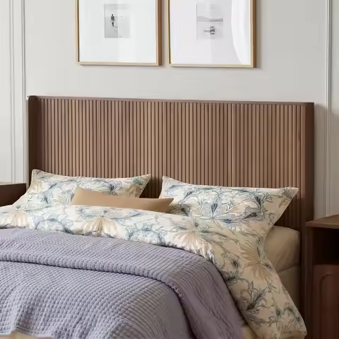 King Size Headboard Only, 78.7" Wide Wooden Headboard, Modern Farmhouse Head Board, Wall Mounted Hea