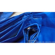 A5 Type Plastic Tarpaulin Size 4 x 5 Meters [Blue-Silver]