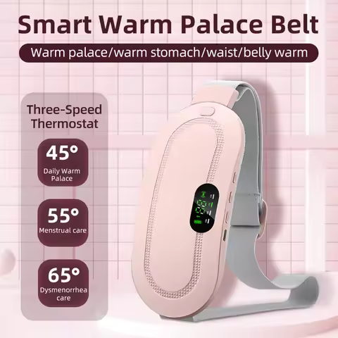 Palace-Style Heating Massage Belt 3 Temperature Settings+3-Second Rapid Heating Relieves Menstrual C