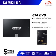Samsung 870 EVO SSD 1TB/2TB Internal Solid State Drive| Samsung SSD| With