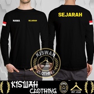 Free History T-shirt with Your Name DB Long Sleeve DB Distro T-shirt