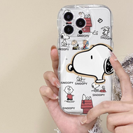 [ส่วนลด]เคสโทรศัพท์ใสลายการ์ตูน Snoopy สุดน่ารัก เคส ไอโฟน 11 For iPhone12 13 14 15 Pro MAX X XS XR XS 7 8 Plus SE2020