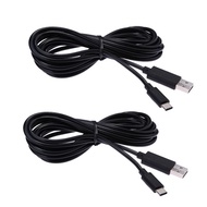 2pcs/lot 3m 10ft USB Reversible Charging Data Cable Cord for Nintendo Switch Games Console L3FE