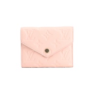 [二手]LOUIS VUITTON中型錢包 Portefeuille Victorine M26895 粉紅色