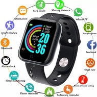 ✓卍 D20 Pro Smart Watch Y68 Bluetooth Fitness Tracker Sports Watch Heart Rate Monitor Blood Pressure Smart Bracelet for Android IOS