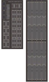全新 Diaclone DA-65  light  DA-91 (輕量版)貨櫃專用磁石貼 改裝貼紙 帶磁性橡膠貼