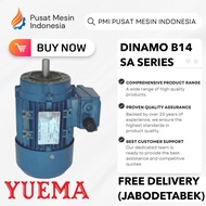 YUEMA SA 4P 0.37KW 0.5HP 3PHASE 380V B14 ELECTRIC DYNAMO MOTOR/ ELECTRO MOTOR 3 PHASE ELECTRO MOTOR 