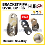 GANTUNGAN Oval Iron Pipe Hanger Bracket BP-16