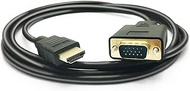 PeoTRIOL HDMI to VGA Cable, 1080P HDMI Male to VGA Male M/M Video Converter Cord VGA Adapter Compati