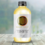Organic Hexane Free Food Grade Castor Oil 256ml (9OZ)