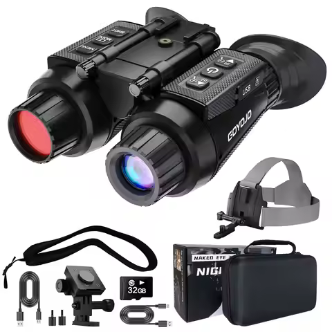 NV8300 3D Night Vision Goggles Binocular Binoculars Telescope Hunting Googles for Helmet 4K HD Night