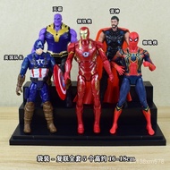 Marvel Avengers Hand-Made Model Decoration Movable Steel Spider-Man Hulk Doll American Children's Toy TPPQ