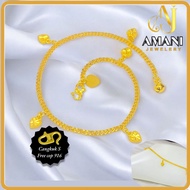 Korean Gold Anklet COP 916 Exactly Gold Anklet by Amani Jewelery Sauh Love