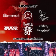 KPOP「GDRAGON」GD BIGBANG VIP MERCHANDISE FAN ART CONCERT DESIGN CAR DECAL AUTOMOTIVE DIE-CUT VINYL ST