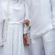 Gaun Pengantin Sakinah Gs Akad Set Hijab Alila