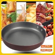 24cm Non-stick Pan Frying Small 24cm 26cm Korean Style Thickened Omelet Household Wok Smokeless Pancake Induction Cooker