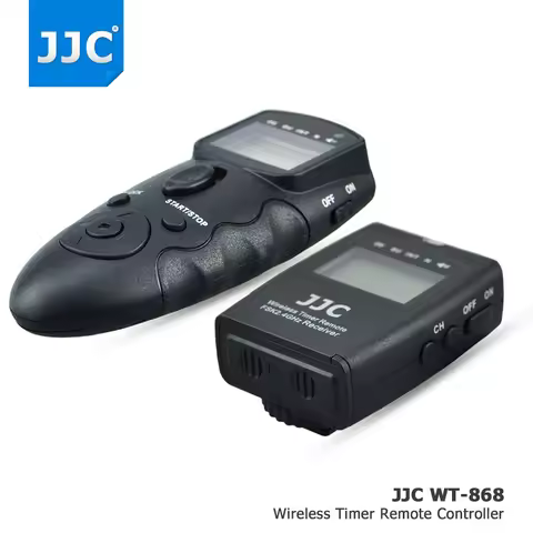 JJC Wireless Multifunction LCD Timer Remote Control For Canon EOS 850D 5DS R7 R10 1DC 5D 7DM3 7DM2 6